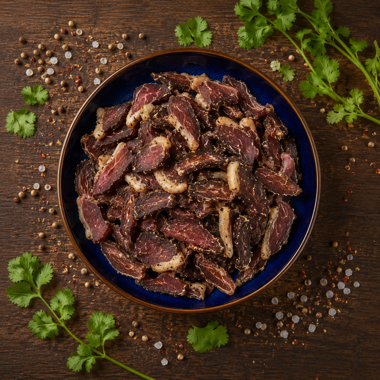 Original nötkött Biltong (100 g, skivad)
