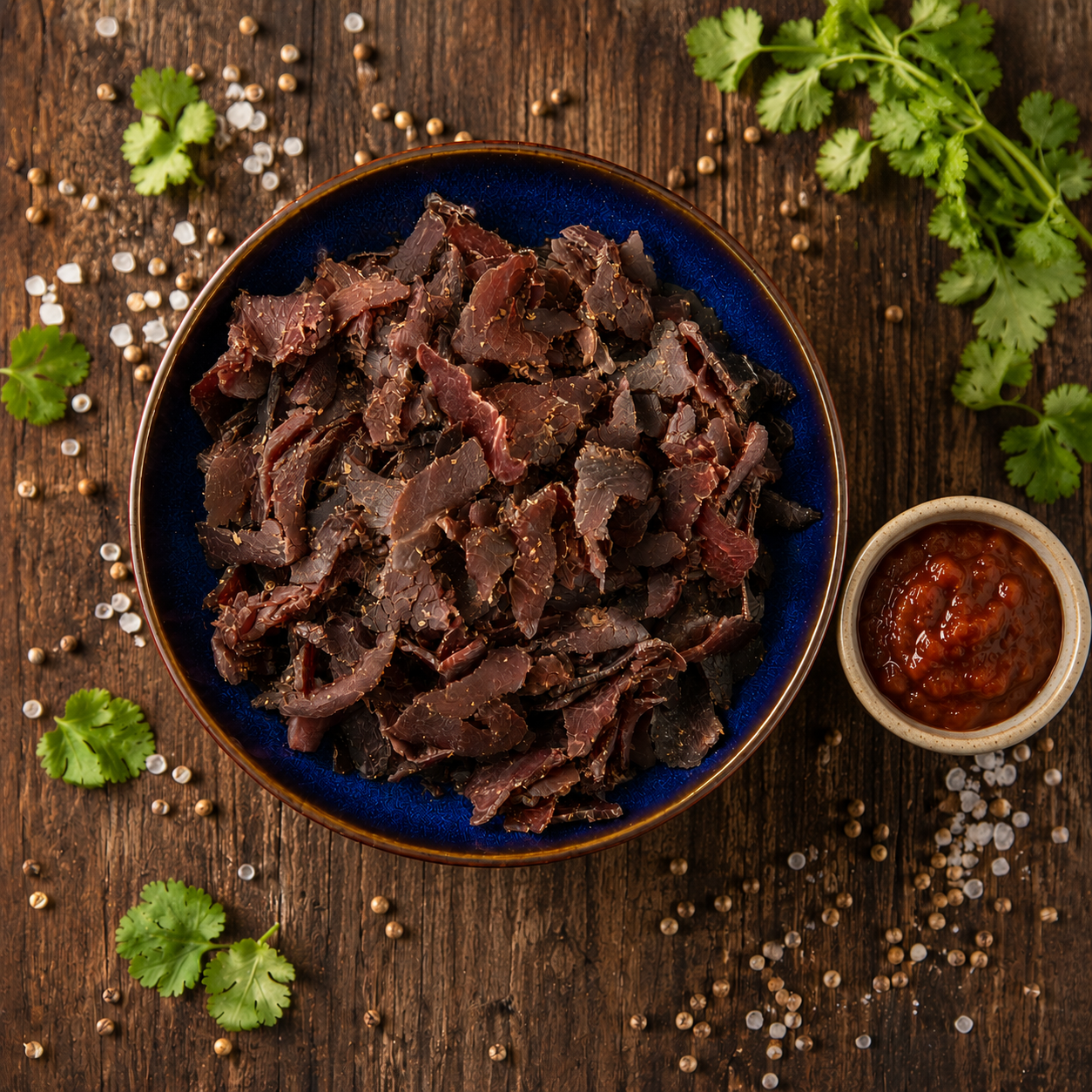 Chutney Beef Biltong (150 g skivad)