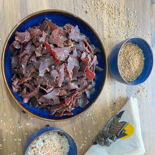 Garlic Beef Biltong (150g sliced)